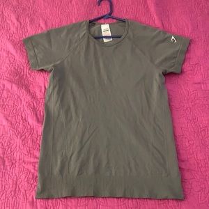 Gymshark Hyper Amplify T-Shirt, Gray. Size Small.